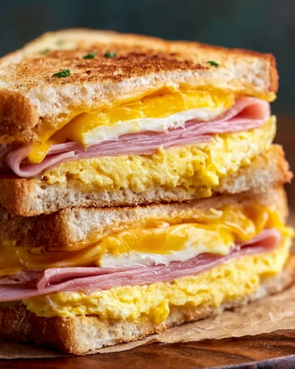 Egg and Ham Sandwich